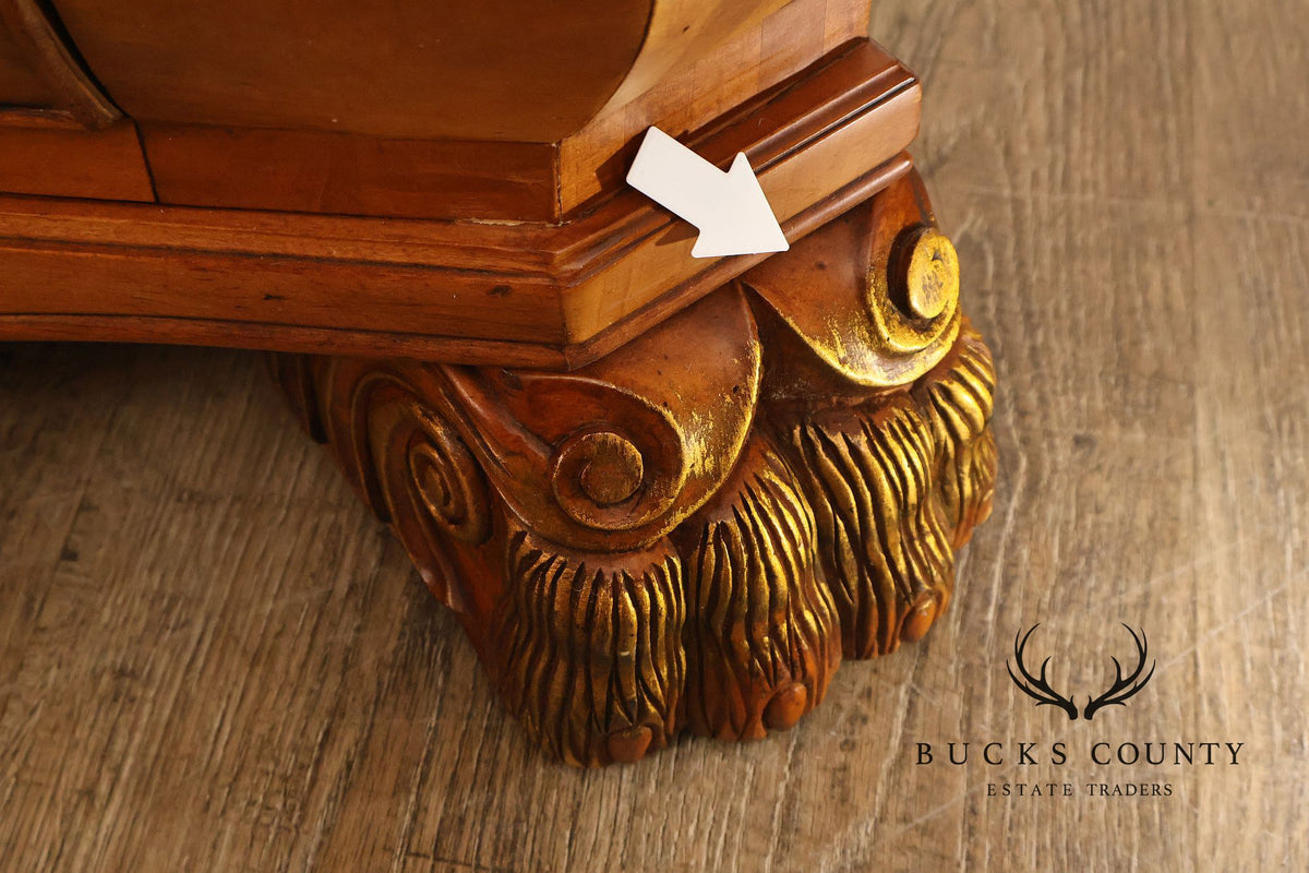 Century Furniture French Provincial Style Bombe Chest