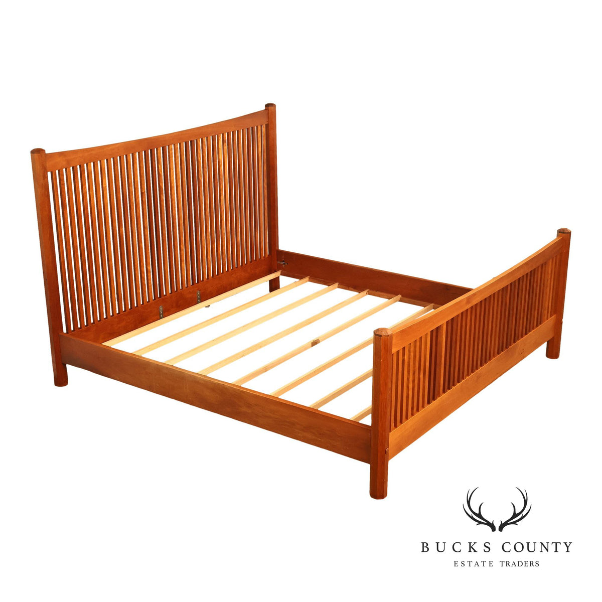 Cotswold Furniture Makers John Lomas “Sapperton” King Spindle Bed