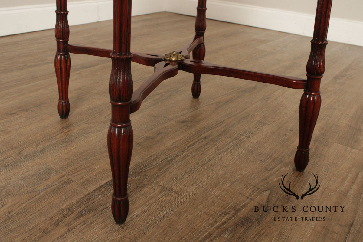 Theodore Alexander Mahogany Pembroke Side Table