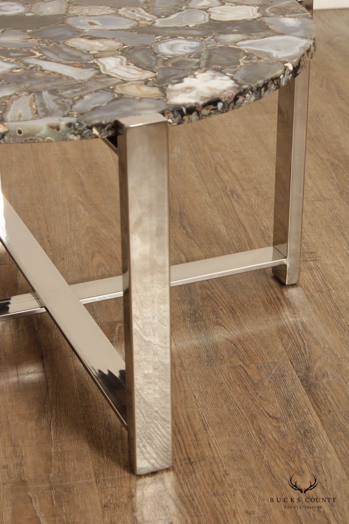 Contemporary Agate Slice Coffee Table