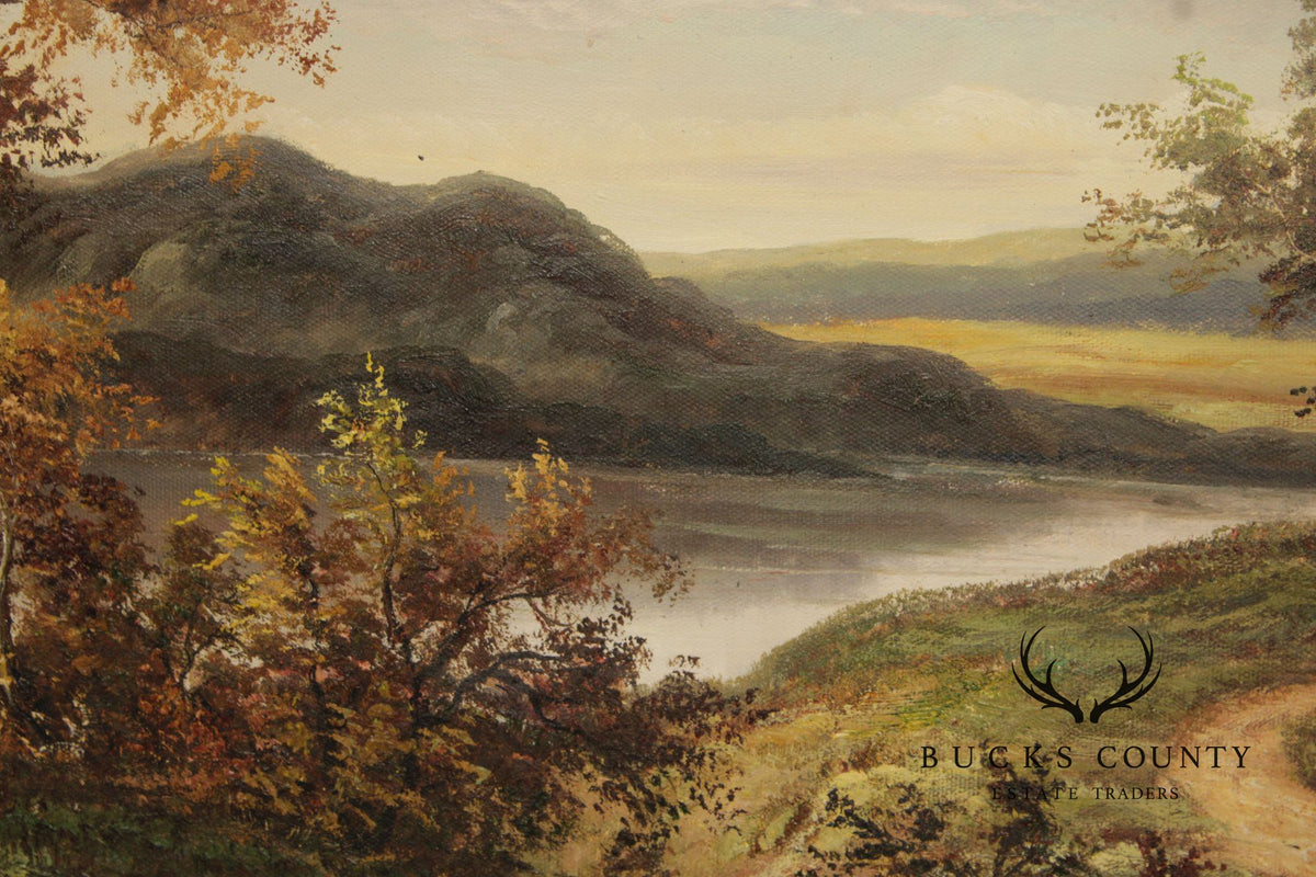 Artist Signed Continental School Landscape Painting