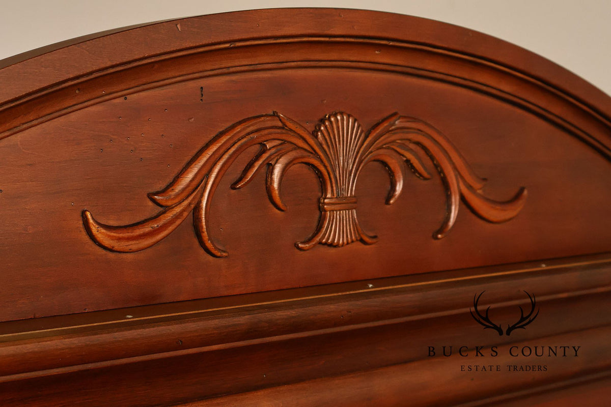 Ethan Allen 'British Classics' Carved Maple And Birch Armoire