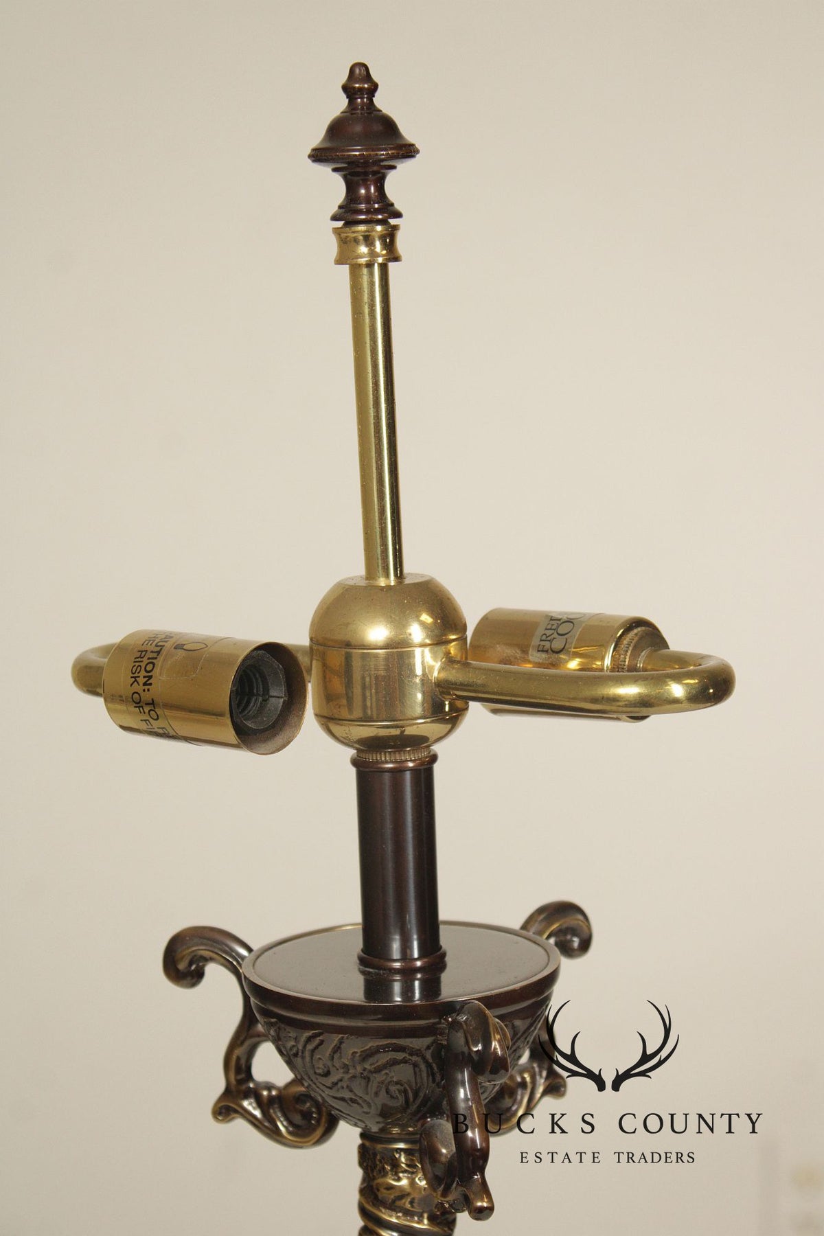Frederick Cooper Rococo Style Brass Table Lamp