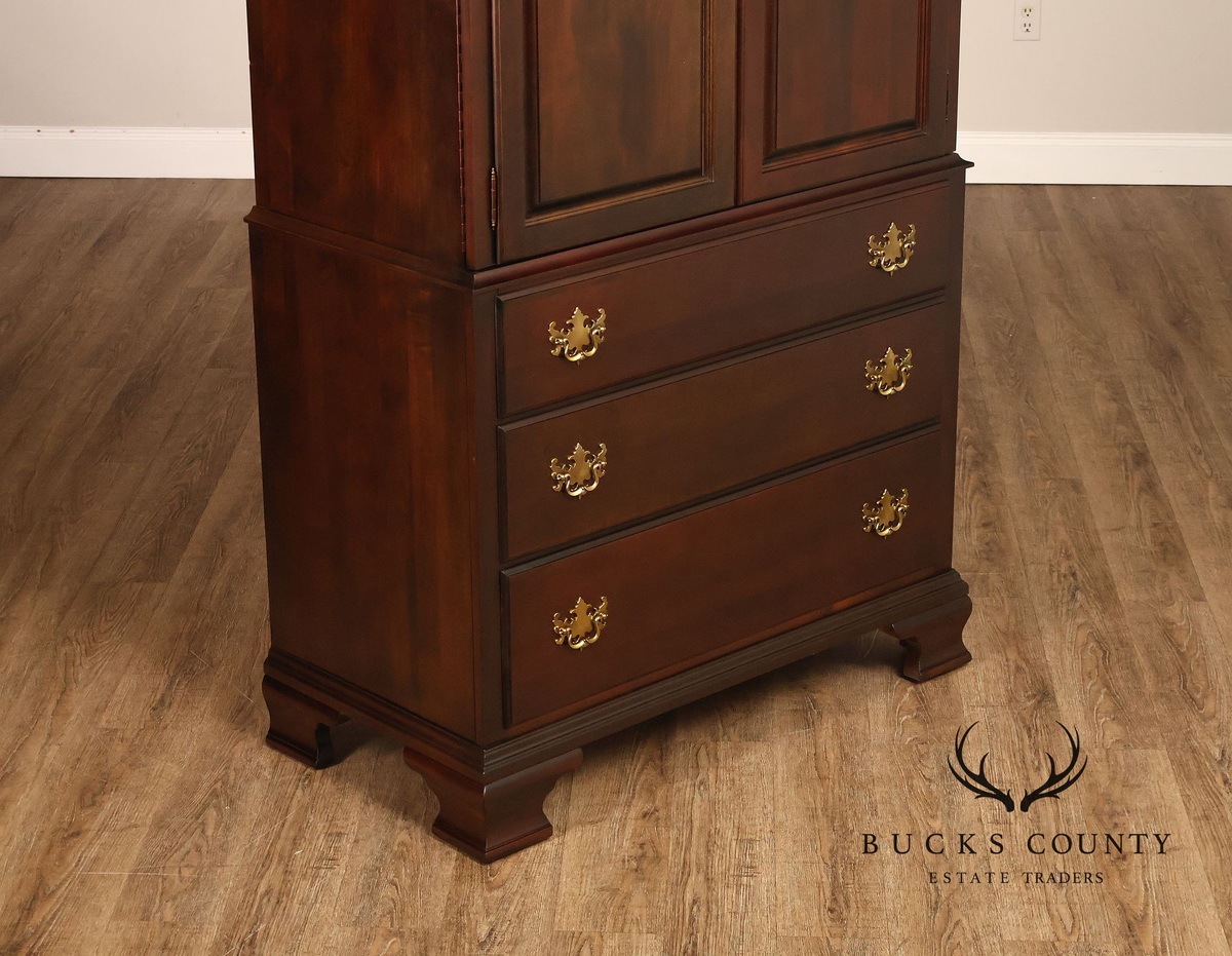 Kincaid Furniture Traditional Cherry Gentleman’s Chest Armoire