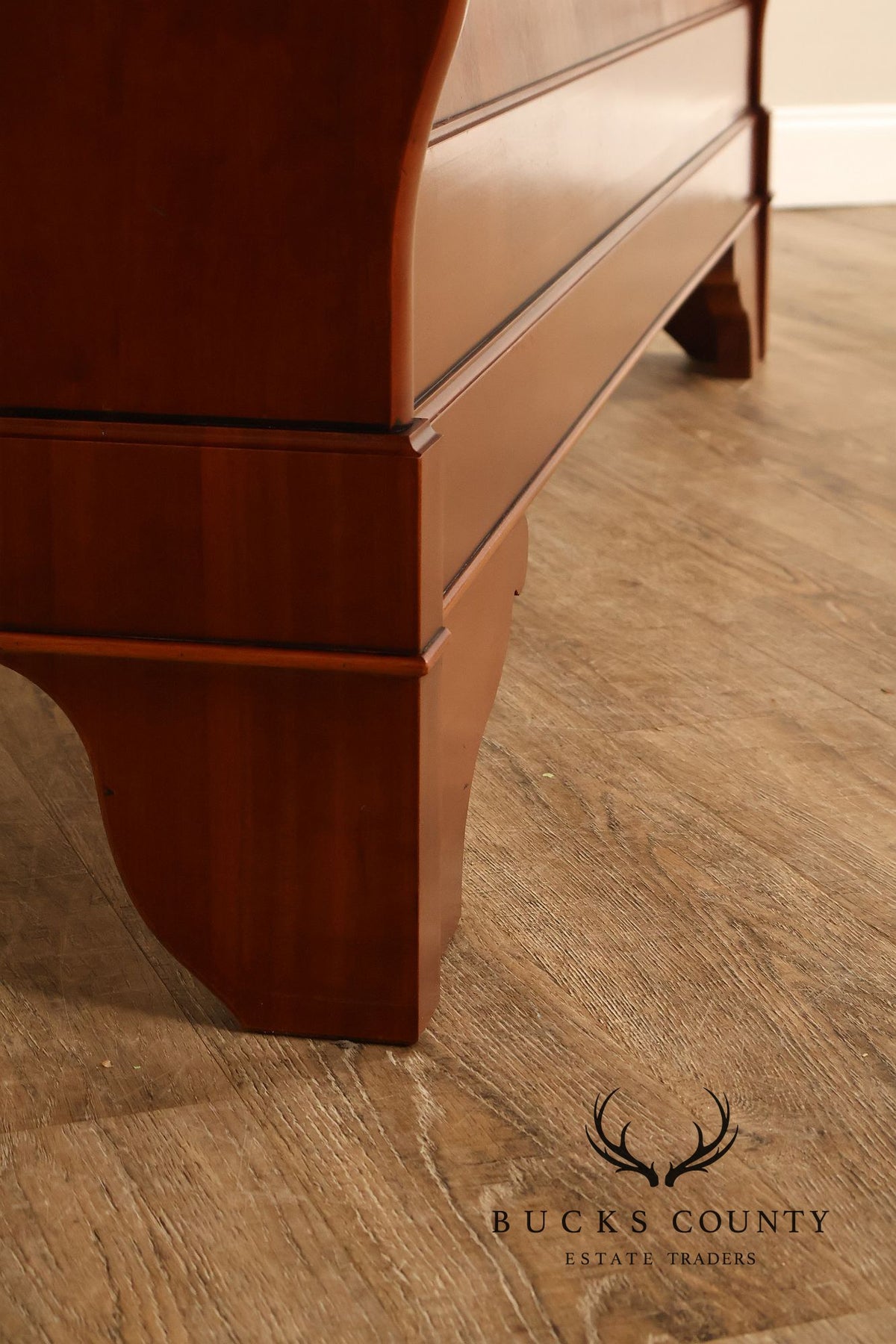 Grange Furniture French Louis Philippe Style Cherry Queen Sleigh Bed