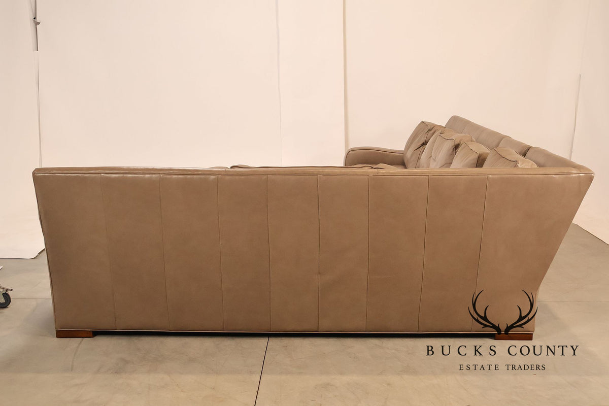 Century Furniture Leather Sectional Sofa