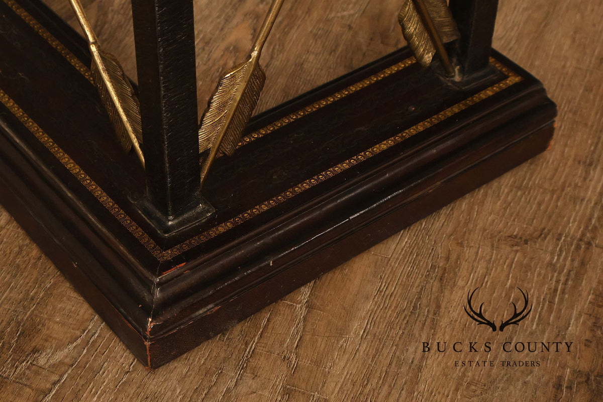 Maitland Smith Regency Style Pair of Fireplace Fenders