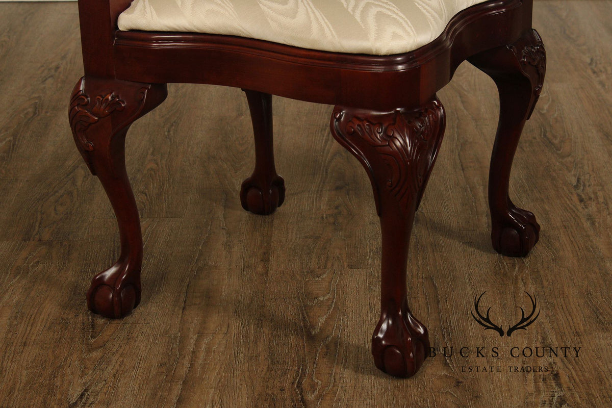 Statesville Mahogany Chippendale Style Corner Chair