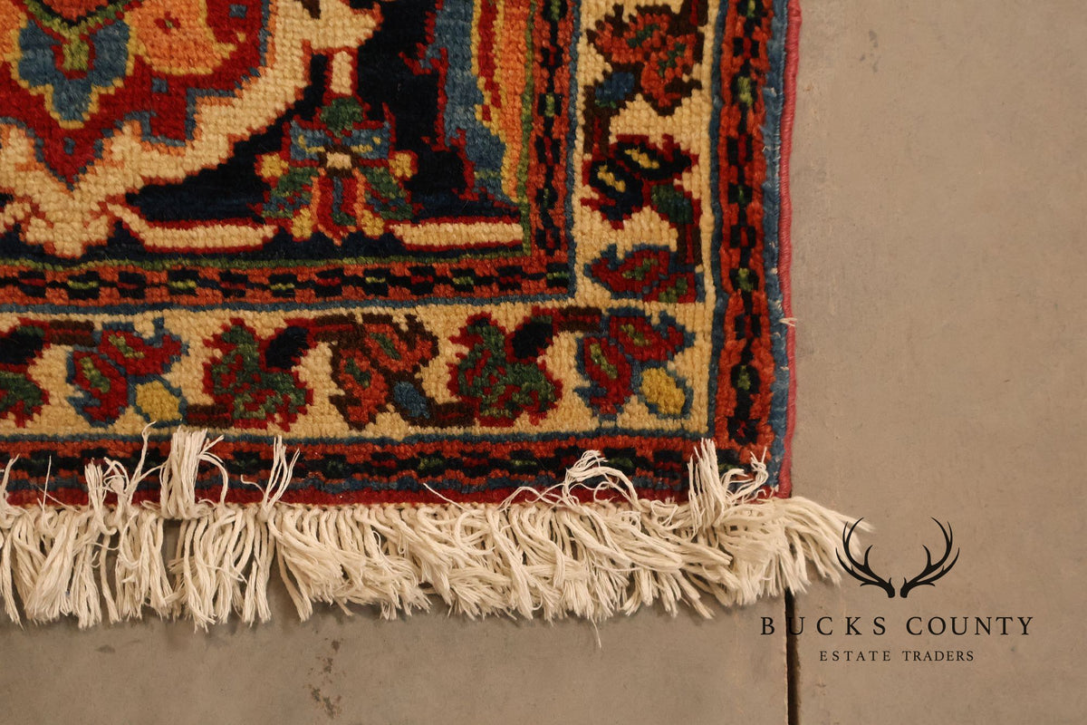 Persian Heriz Hand Knotted Wool Room Size Rug 9' x 13'