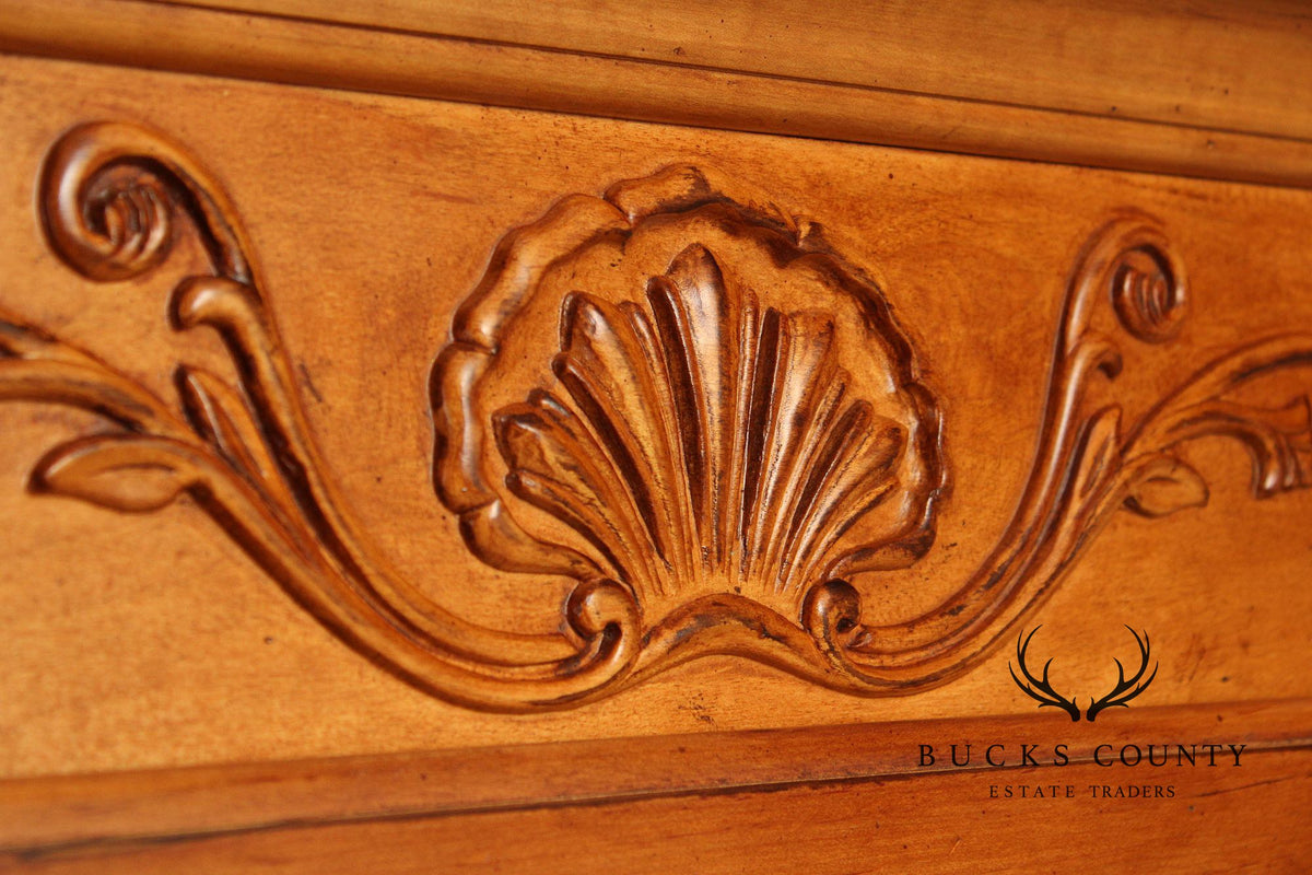 Ethan Allen Legacy Bonnetiere French Provincial Style Maple Armoire