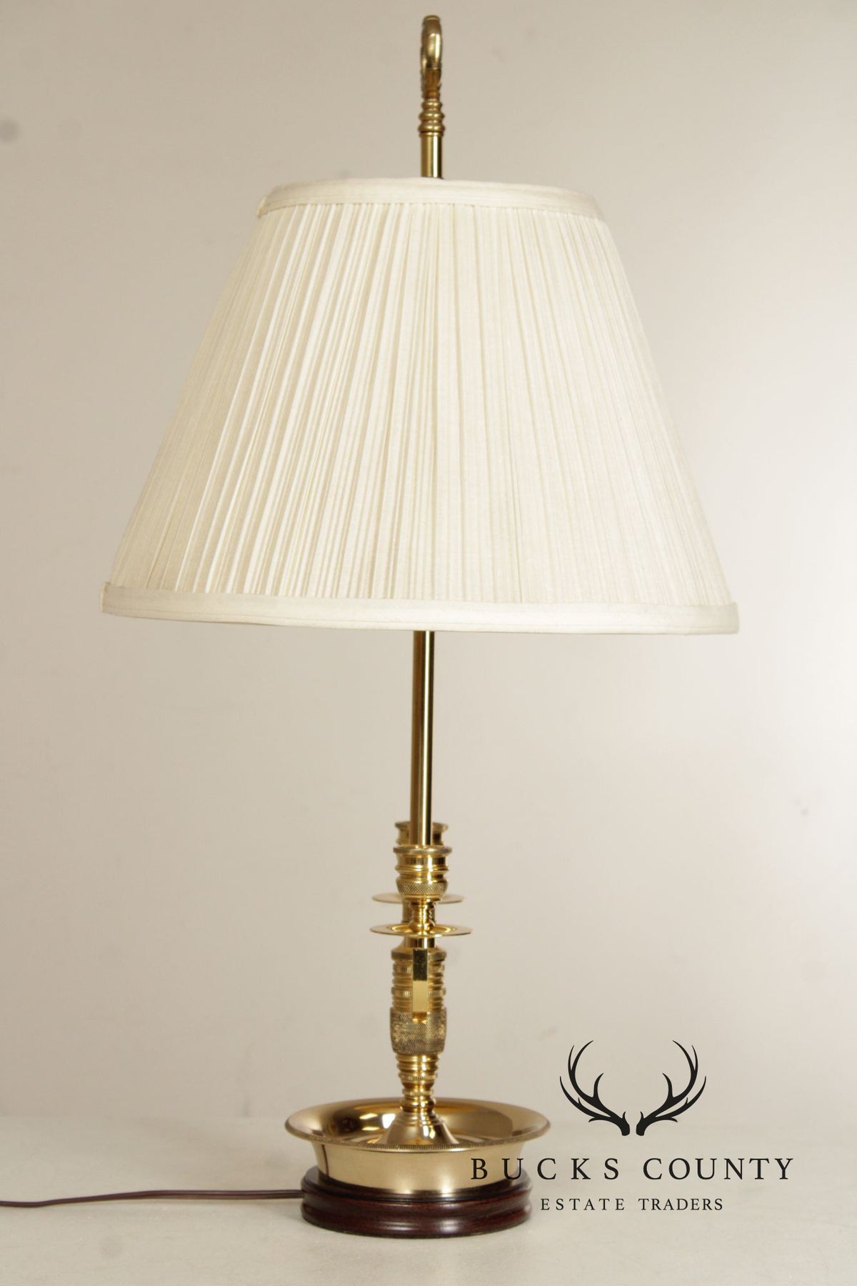 Kaiser Kuhn Brass Bouillotte Table Lamp