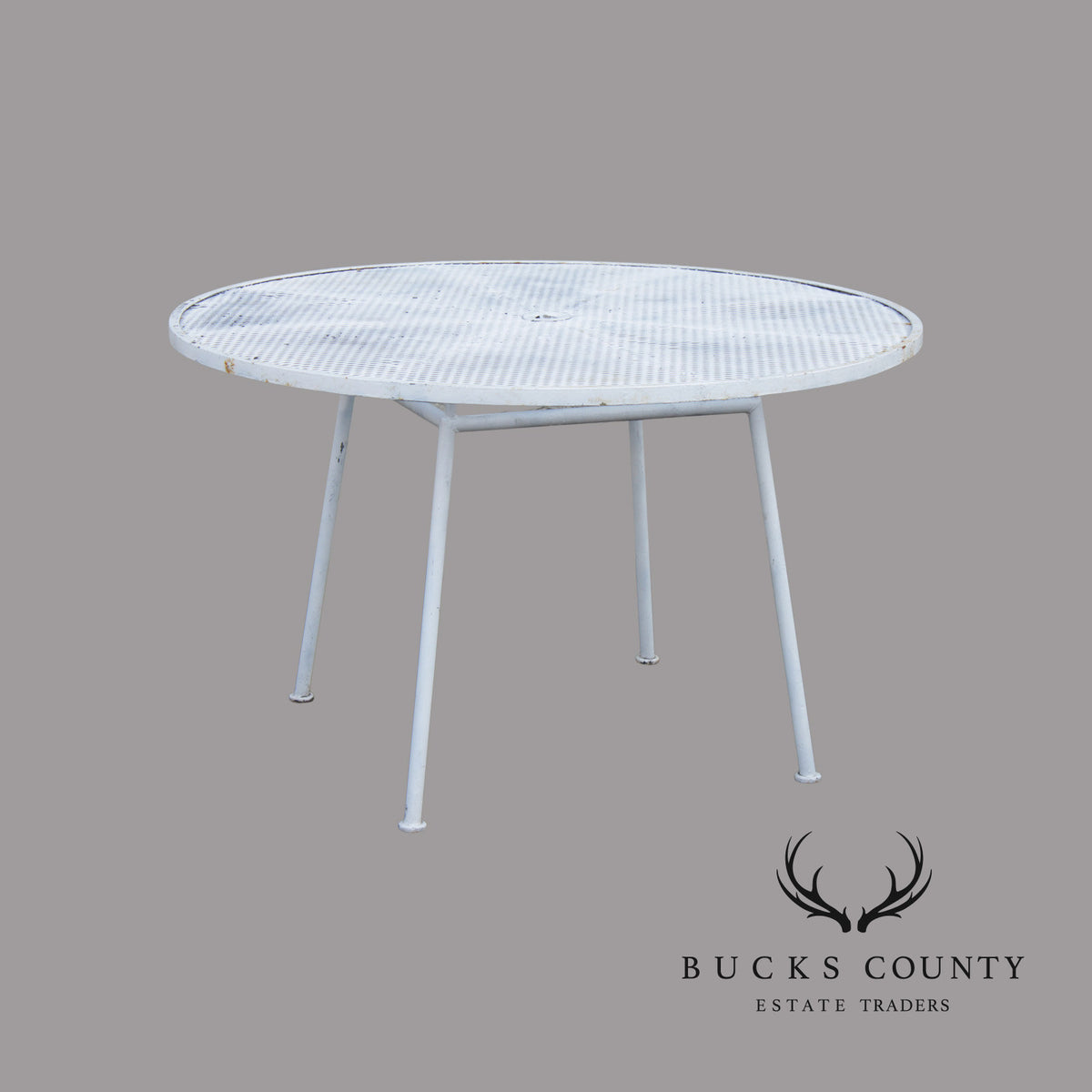 Russell Woodard Mid Century Modern 'Sculptura' Round Dining Table
