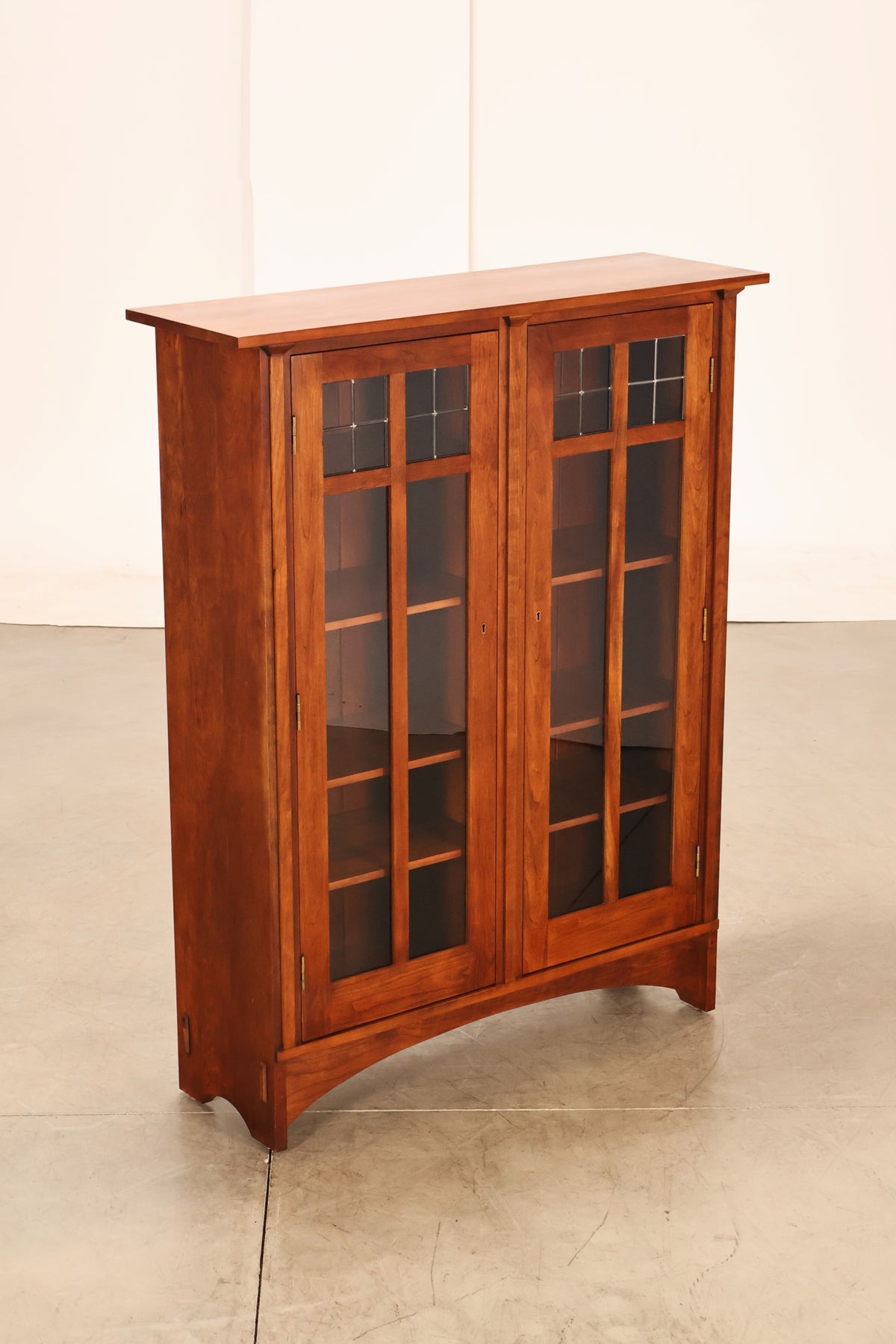 Stickley Mission Collection Harvey Ellis Cherry Bookcase