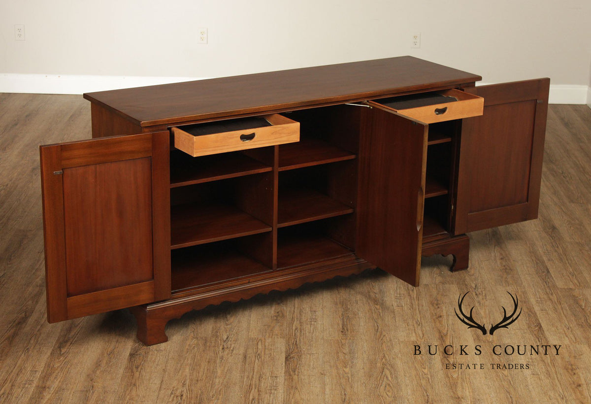 Kittinger Williamsburg Adaptation Mahogany Buffet Cabinet