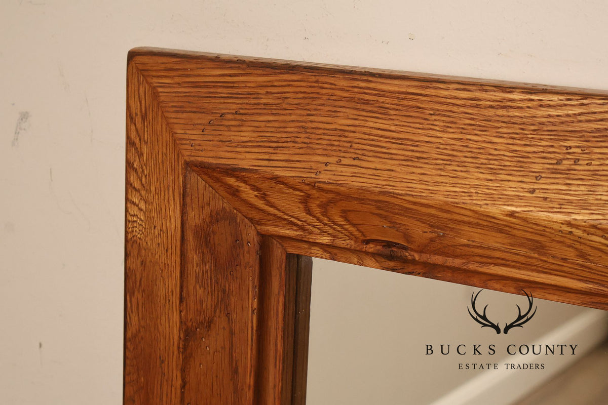 Broyhill Attic Heirlooms Rustic Oak Dresser Mirror