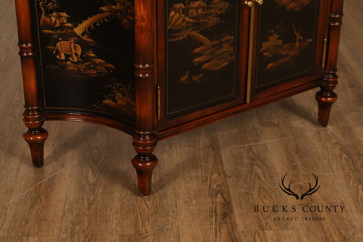 Theodore Alexander Chinoiserie Style Painted Sideboard Cabinet