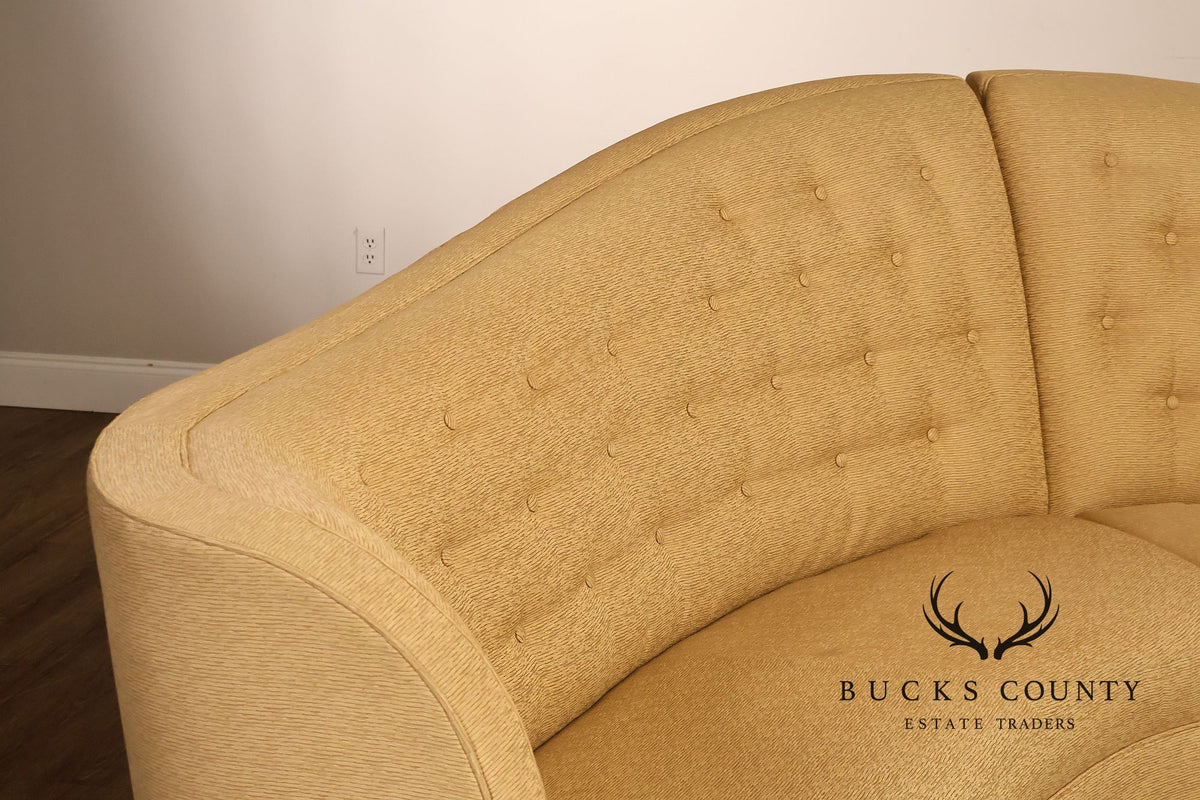 Thomasville Bogart Collection Curved Corner Sofa