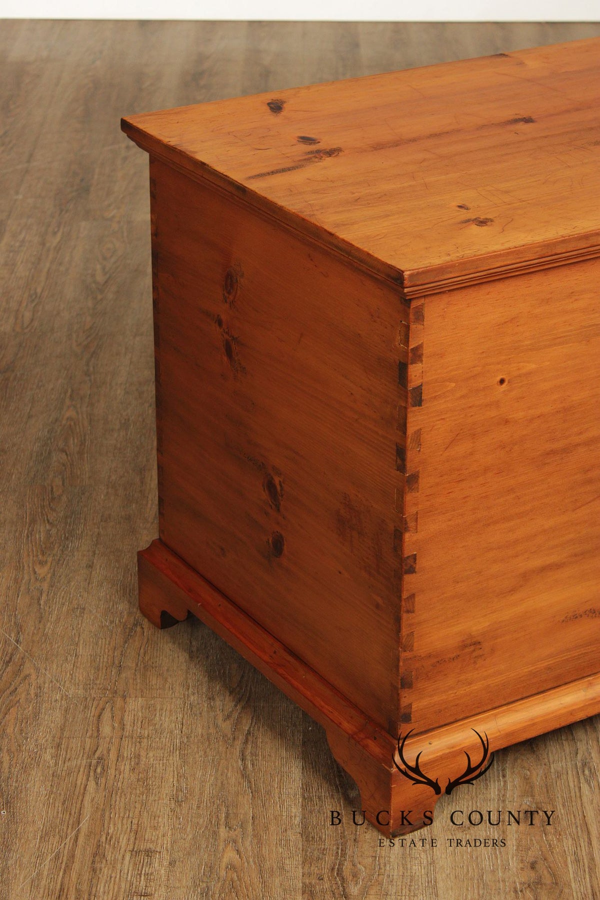 Georgian Style Dovetailed Pine Blanket Chest