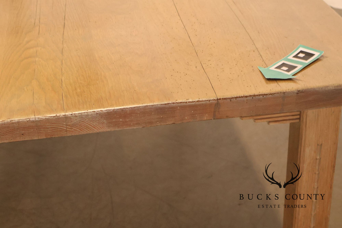 Southwest Style Cerused Pine Dining Table