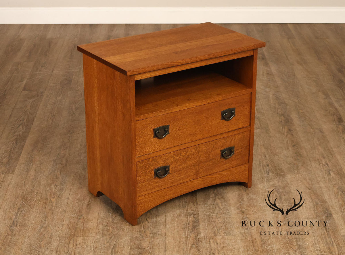 Stickley Mission Collection Oak Nightstand