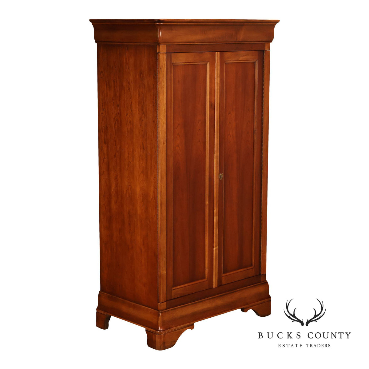 National Mt. Airy Cherry Two-Door Entertainment Armoire
