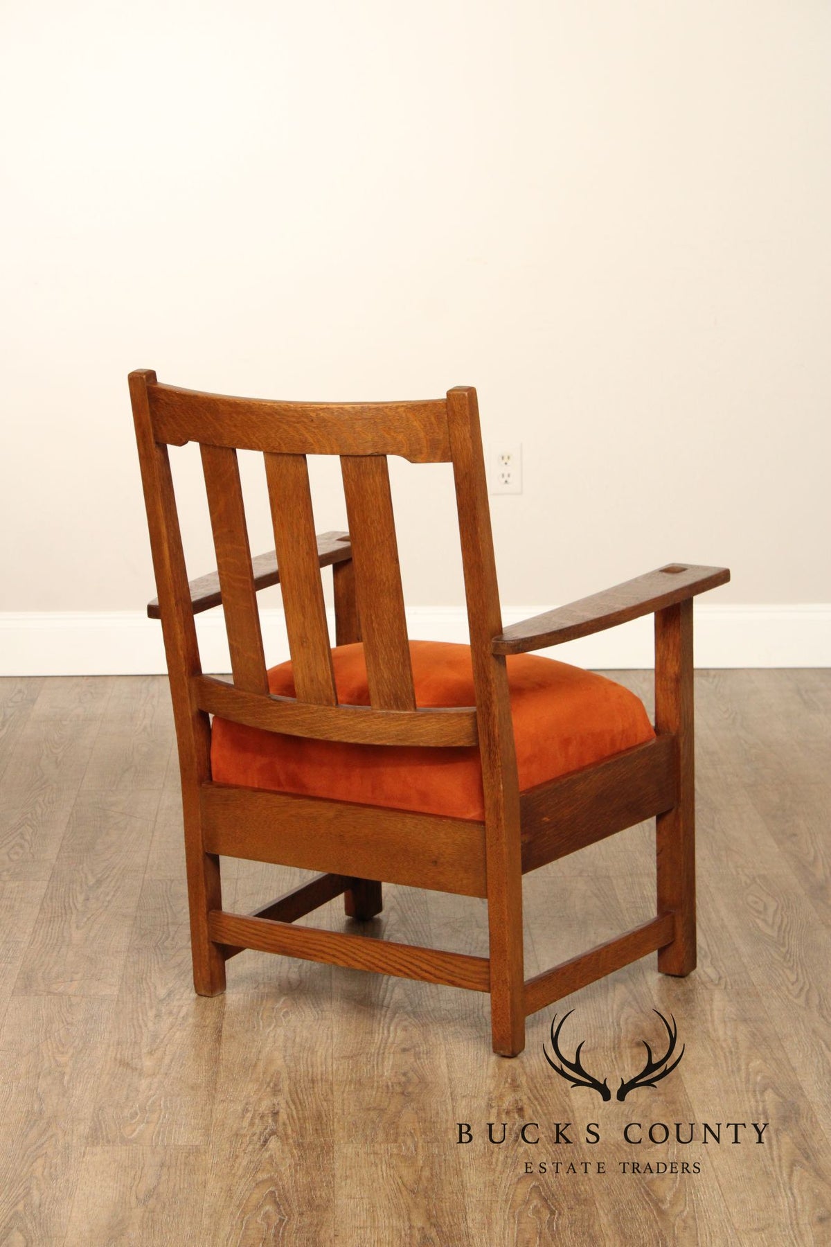 Limbert Antique Mission Oak Armchair