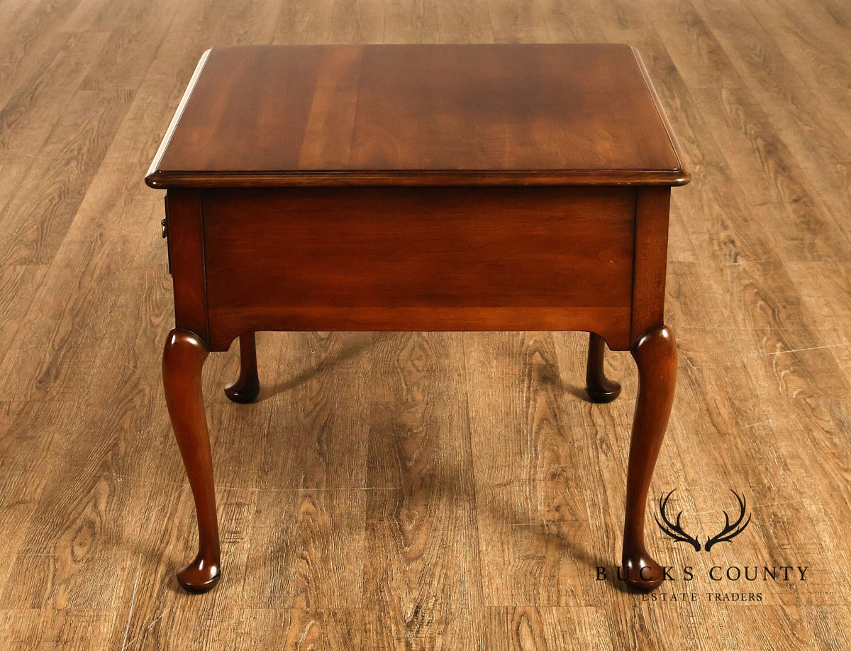 Statton Trutype Americana Cherry Queen Anne End Table