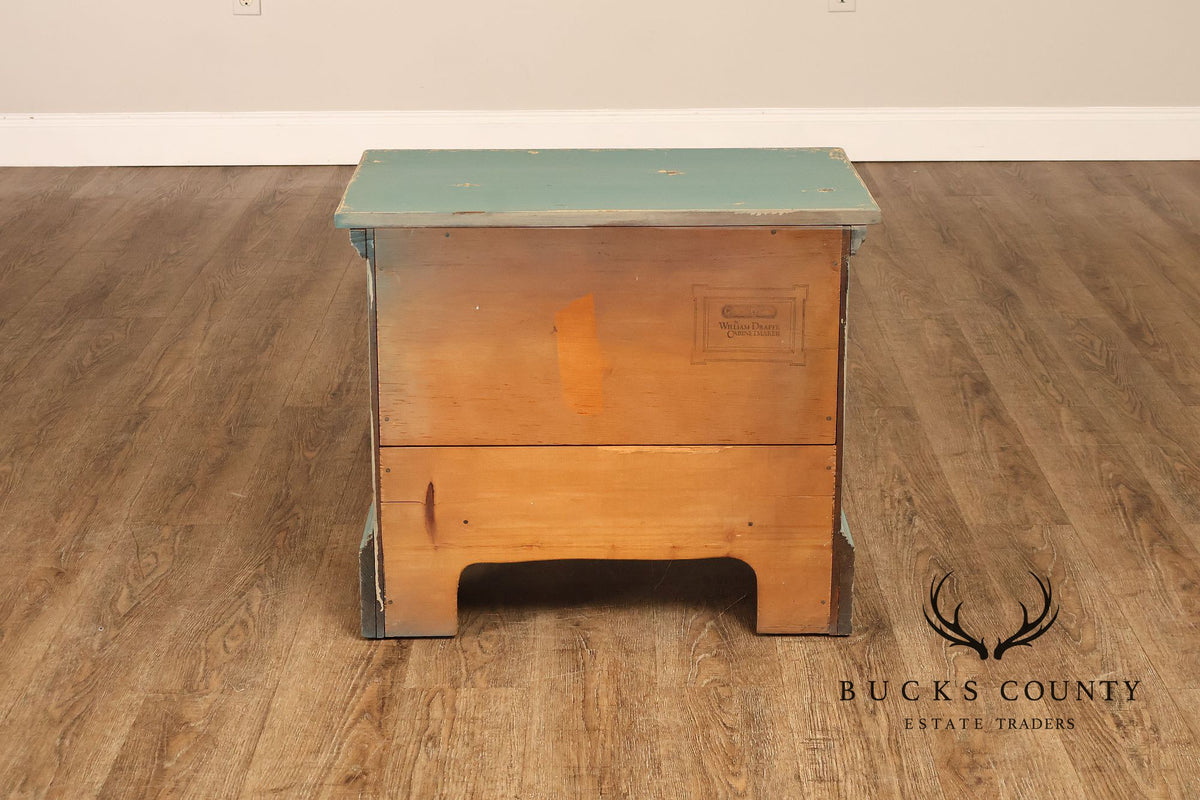 William Draper Distress Painted Side Cabinet