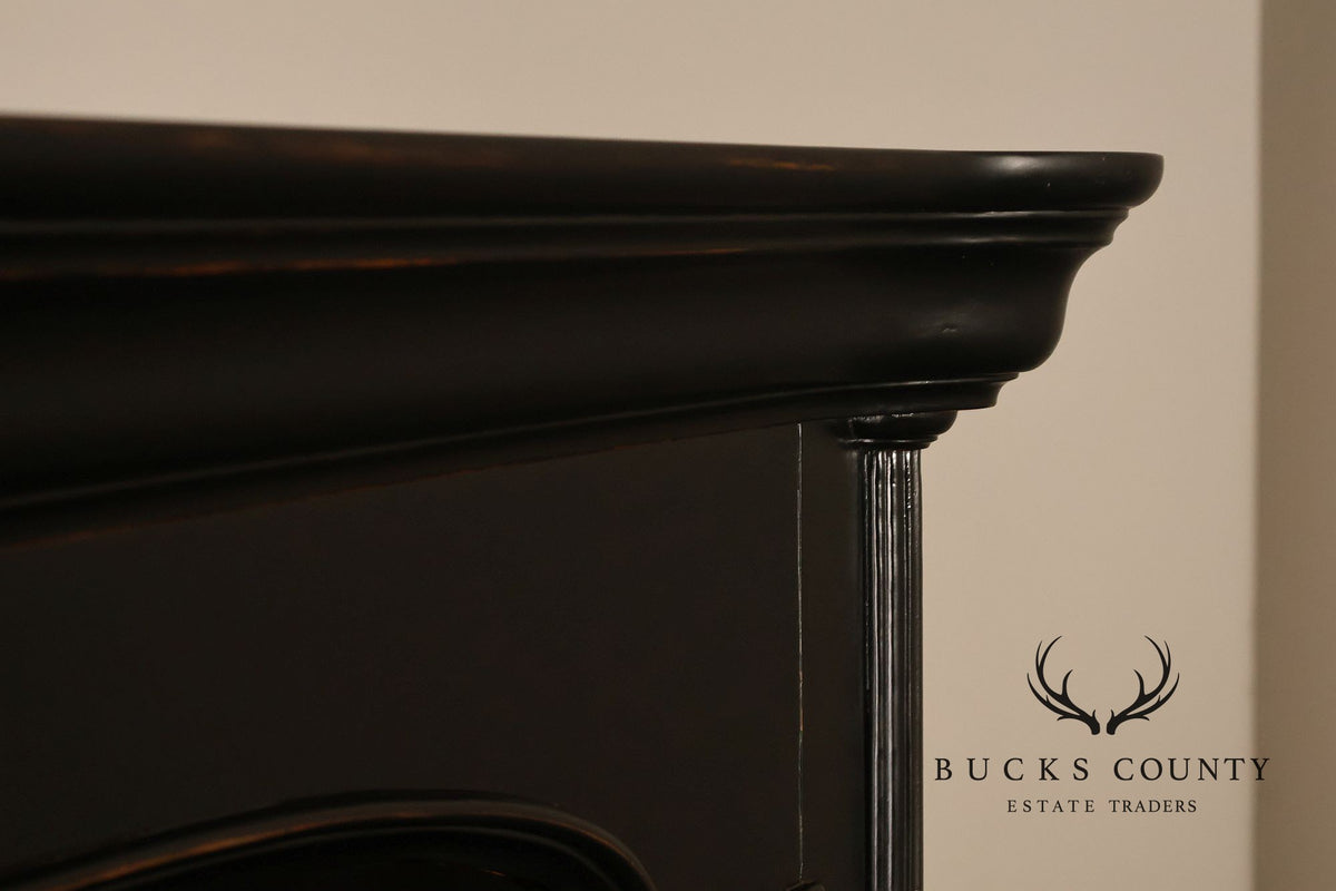 Hooker Furniture 'Indigo Creek' Ebonized Buffet Bookcase