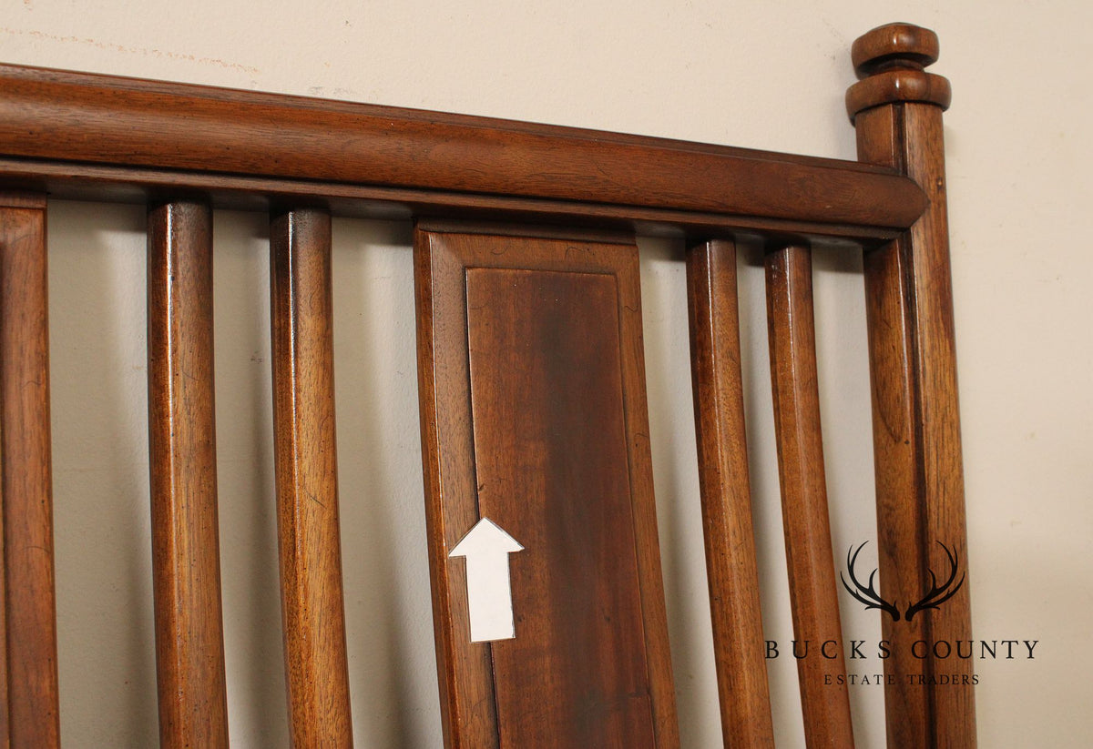 Heritage Mid Century Modern Walnut King Headboard