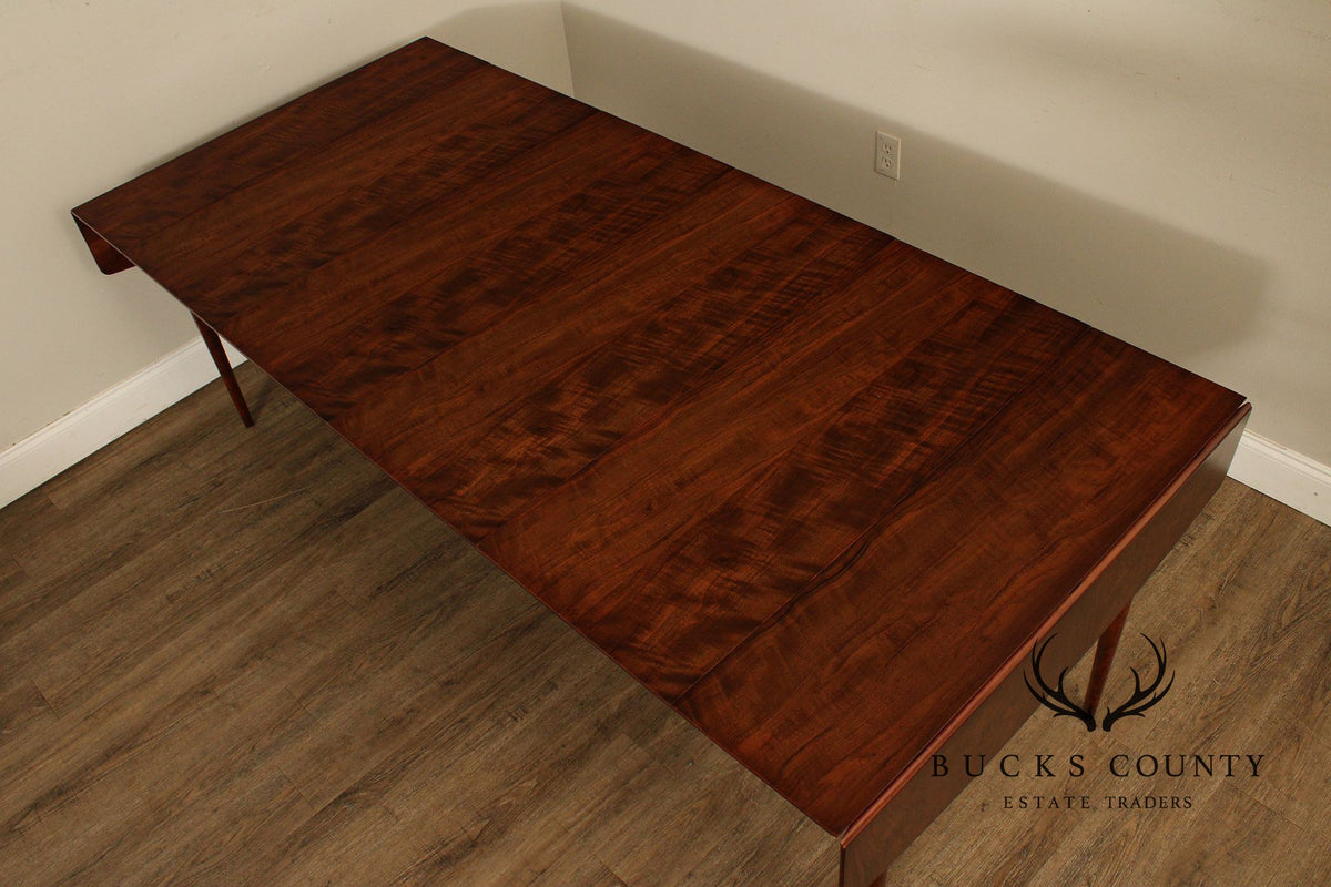 Widdicomb Mid Century Modern Walnut Drop Leaf Extendable Dining Table