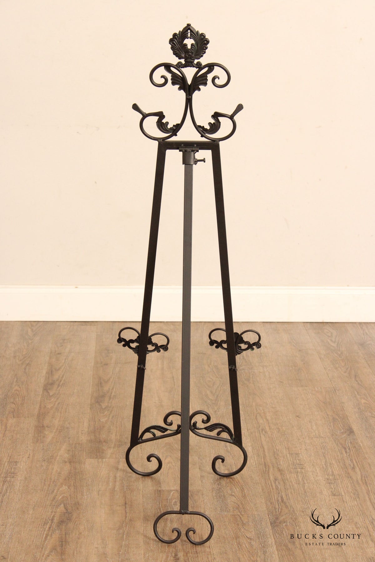 Art Nouveau Style Metal Easel