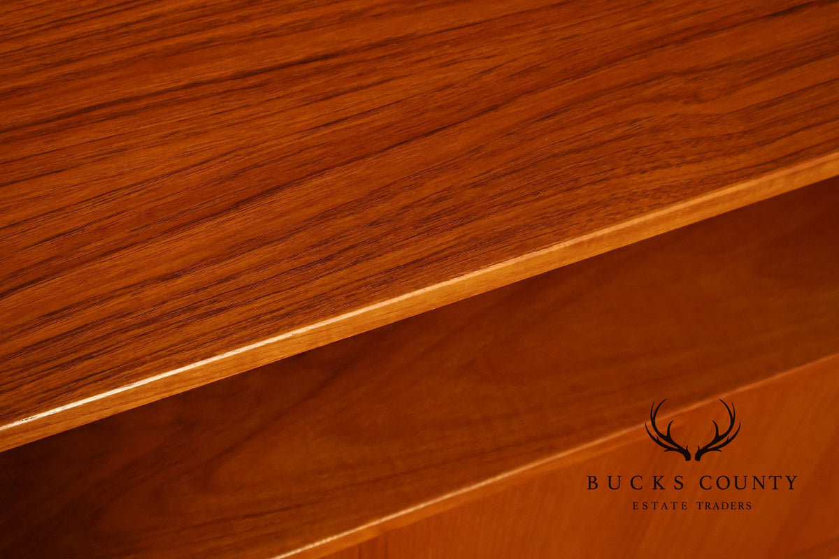 Danish Modern Teak Media Console Cabinet