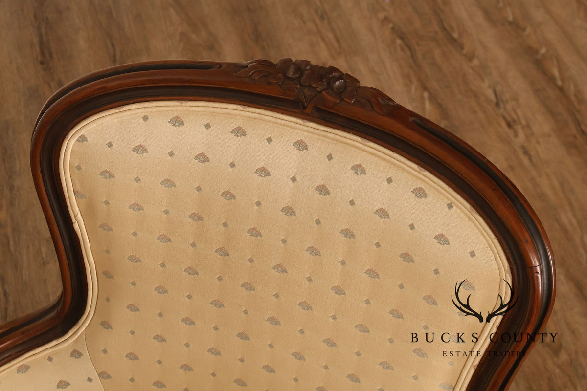 Ethan Allen French Louis XV Style Fauteuil Armchair