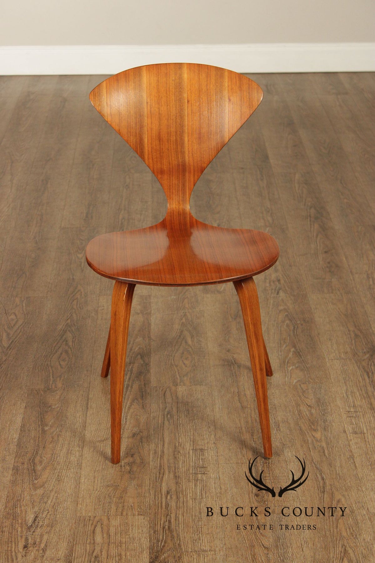 Norman Cherner Mid Century Modern Set of Five Hourglass Side Chairs