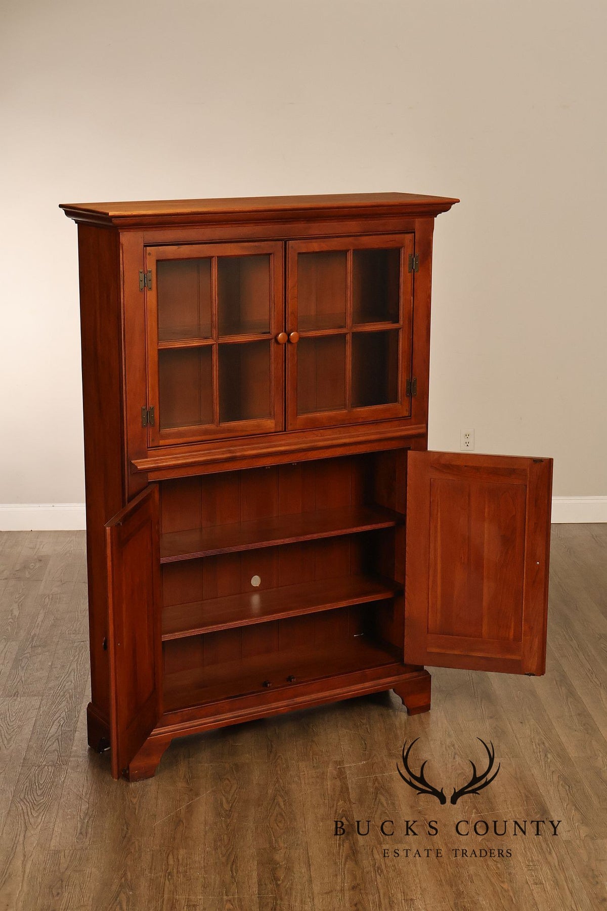 Lexington Bob Timberlake Cherry Four Door Lighted China Cabinet
