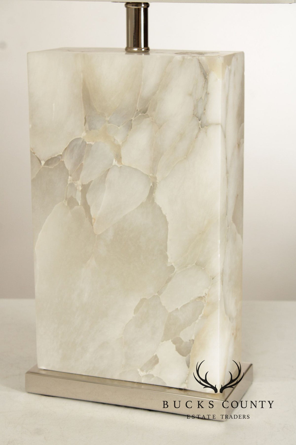 Arteriors Pair of 'Carson' Marble Table Lamps