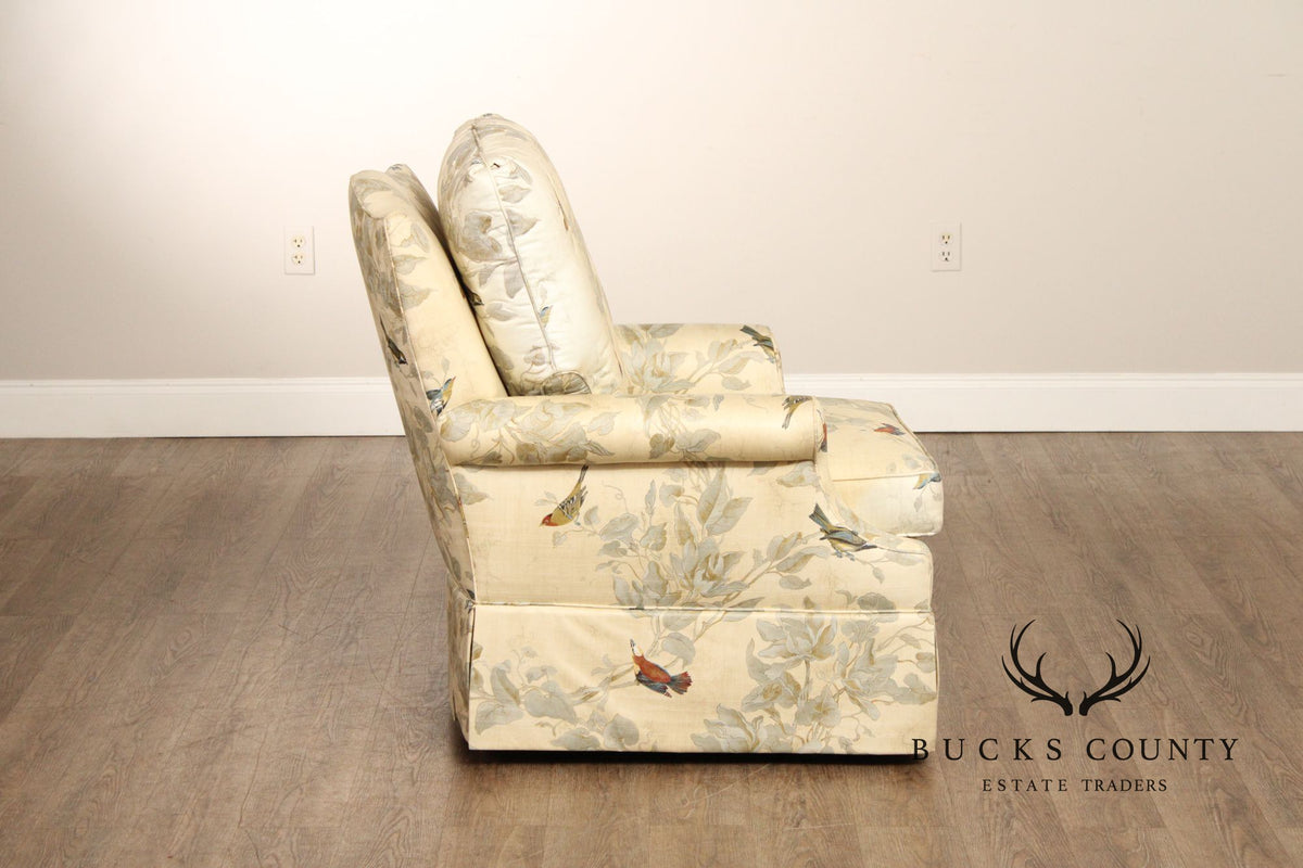 Jessica Charles Custom Upholstered Lounge Rocker