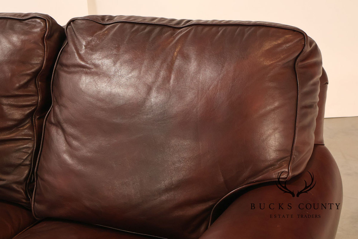 Hancock & Moore Traditional Leather Sofa