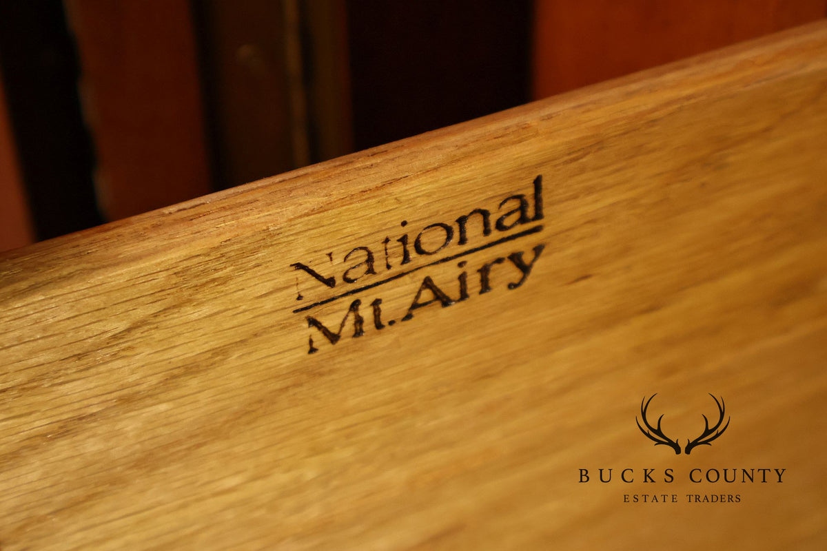National Mt. Airy Cherry Two-Door Entertainment Armoire