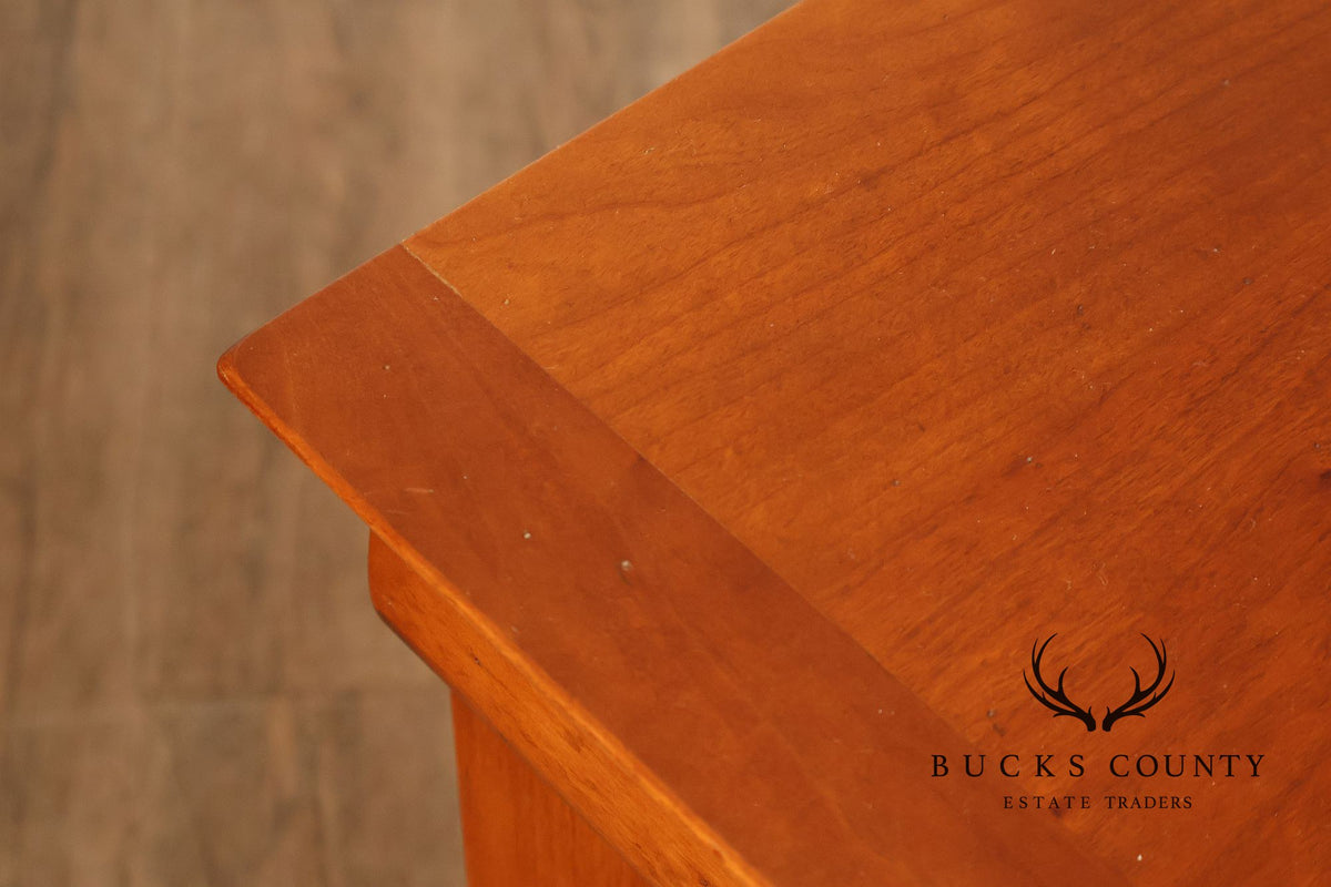 French  Louis Philippe Style Pair Of Cherry Nightstands
