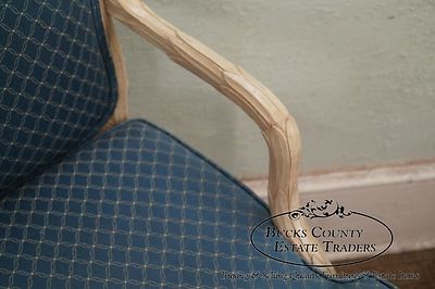 Quality Pair of Faux Naturalistic Carved Arm Chairs (A)