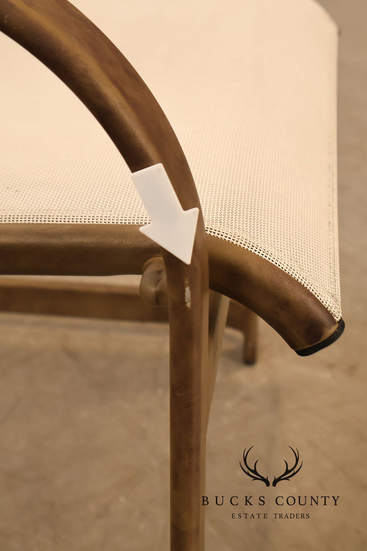 Brown Jordan Quantum Set of Four Outdoor Patio Dining Chairs