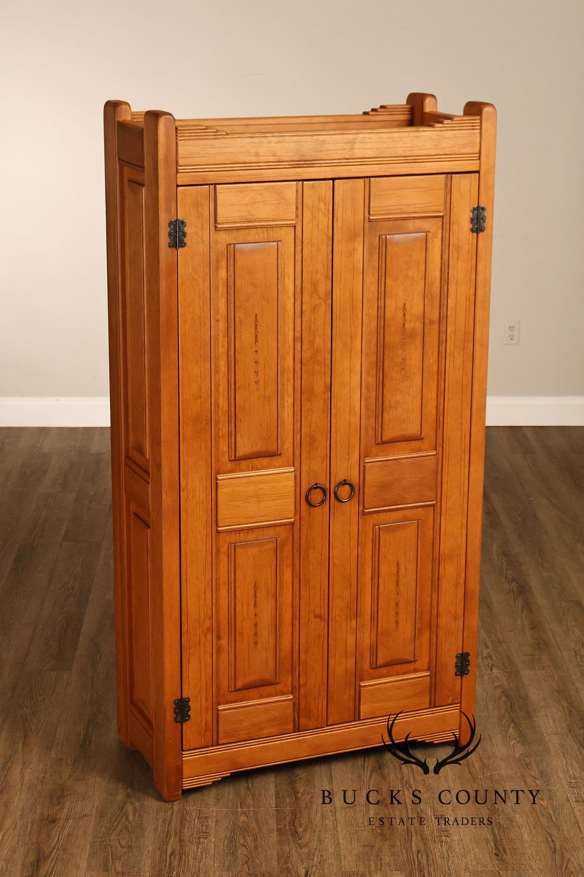 Southwestern Style Two Door Storage Or Pantry Cupboard