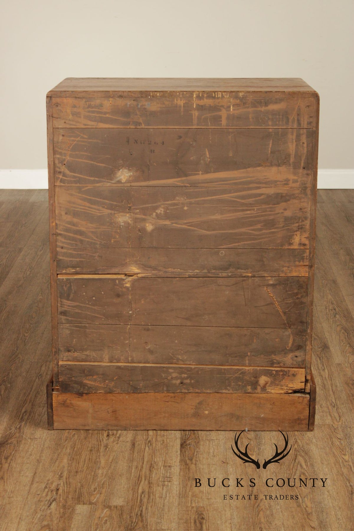 White Mountain Antique Oak Ice Box Refrigerator Cabinet
