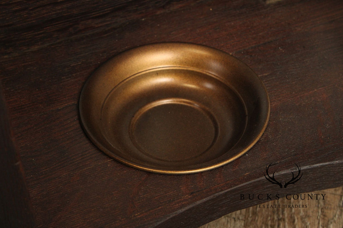 LIFETIME ANTIQUE MISSION OAK HALL TREE