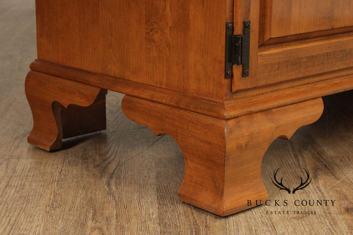 Ethan Allen Heirloom Maple China Cabinet