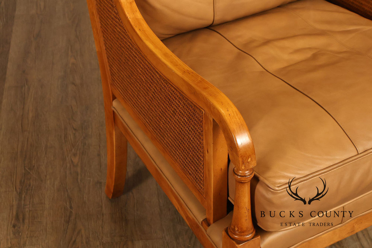 Tommy Bahama Pair of Caned Armchairs