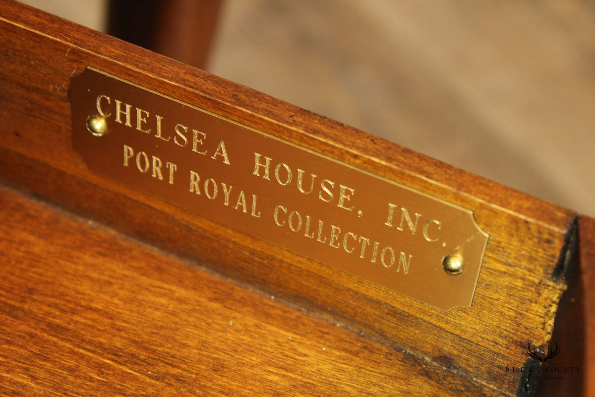 CHELSEA HOUSE INC PORT ROYAL COLLECTION GEORGIAN STYLE WALNUT SIDE STABLE