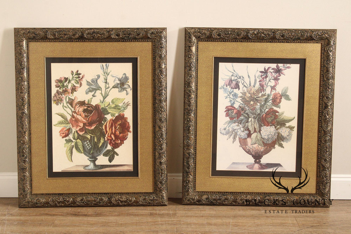Windsor Art Pair of Decorative Framed Floral Prints